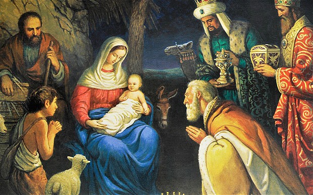 Christ is born in a stable